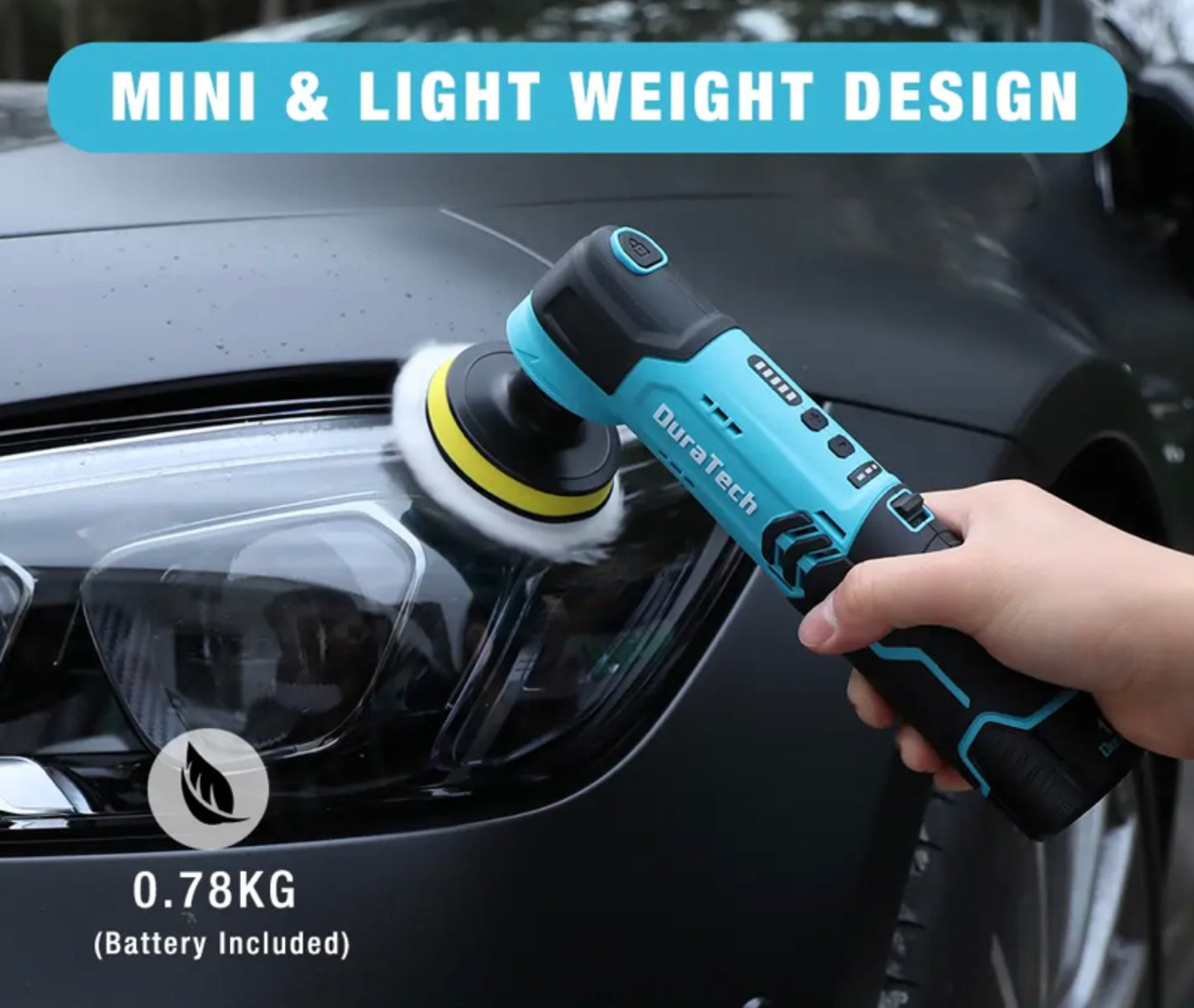 DURATECH 12V Cordless Buffer Polisher