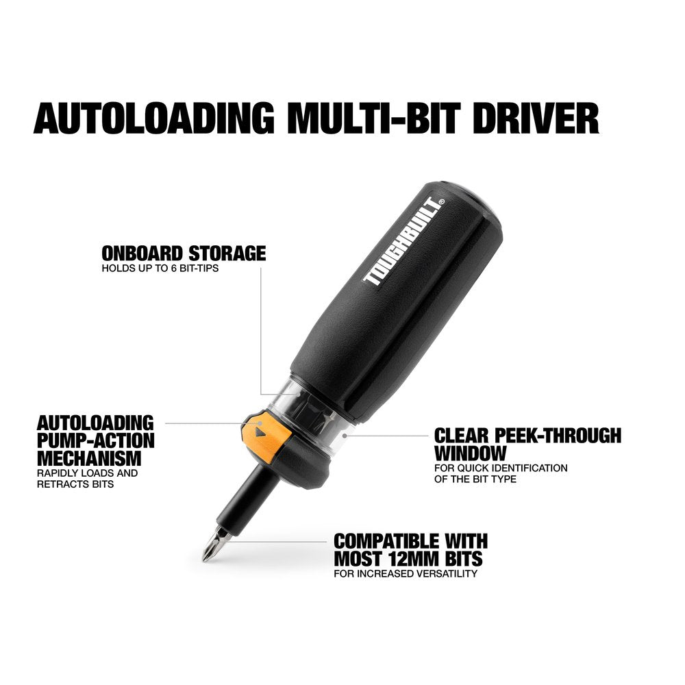 TOUGHBUILT Autoloading Multi-Bit Driver