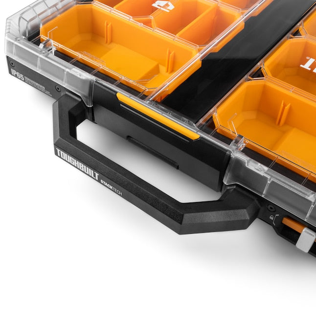TOUGHBUILT STACKTECH Low-Profile 22-Compartment Medium Plastic Small Parts Organizer