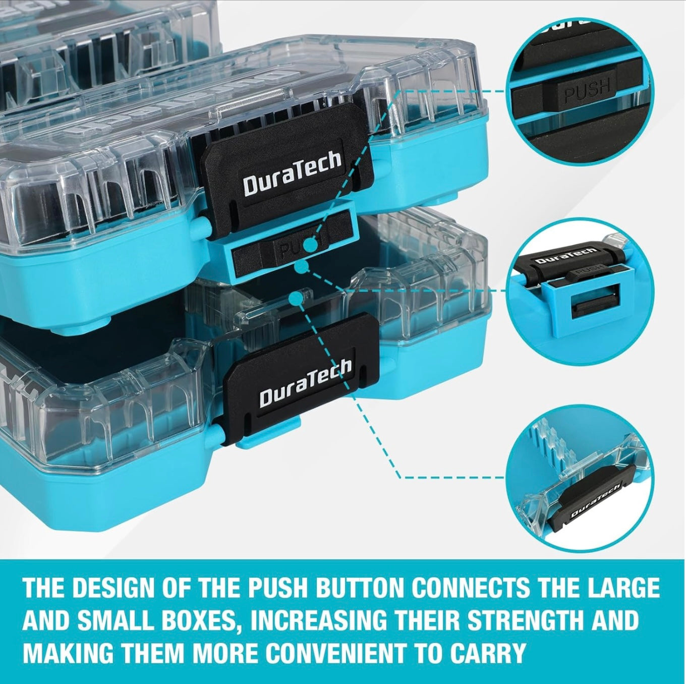 DuraTech 87 PCS Impact Screwdriver Bit and Drill Bit Set w/ Quick Fit Tough Case