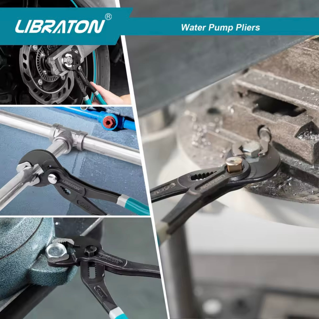 LIBRATON 7” Groove Joint Pliers