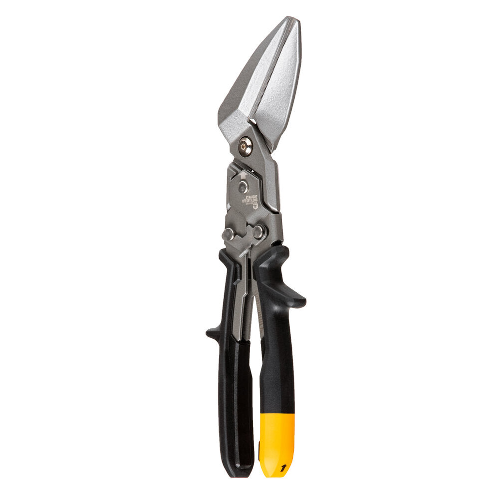 TOUGHBUILT Straight Offset Long Cut Aviation Snips