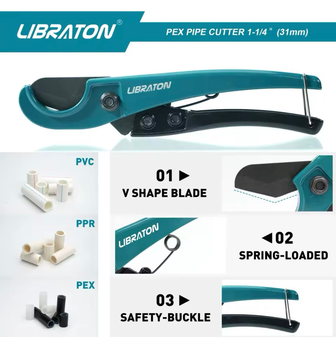 Libraton 1-1/4” Pipe/ Tube Cutter