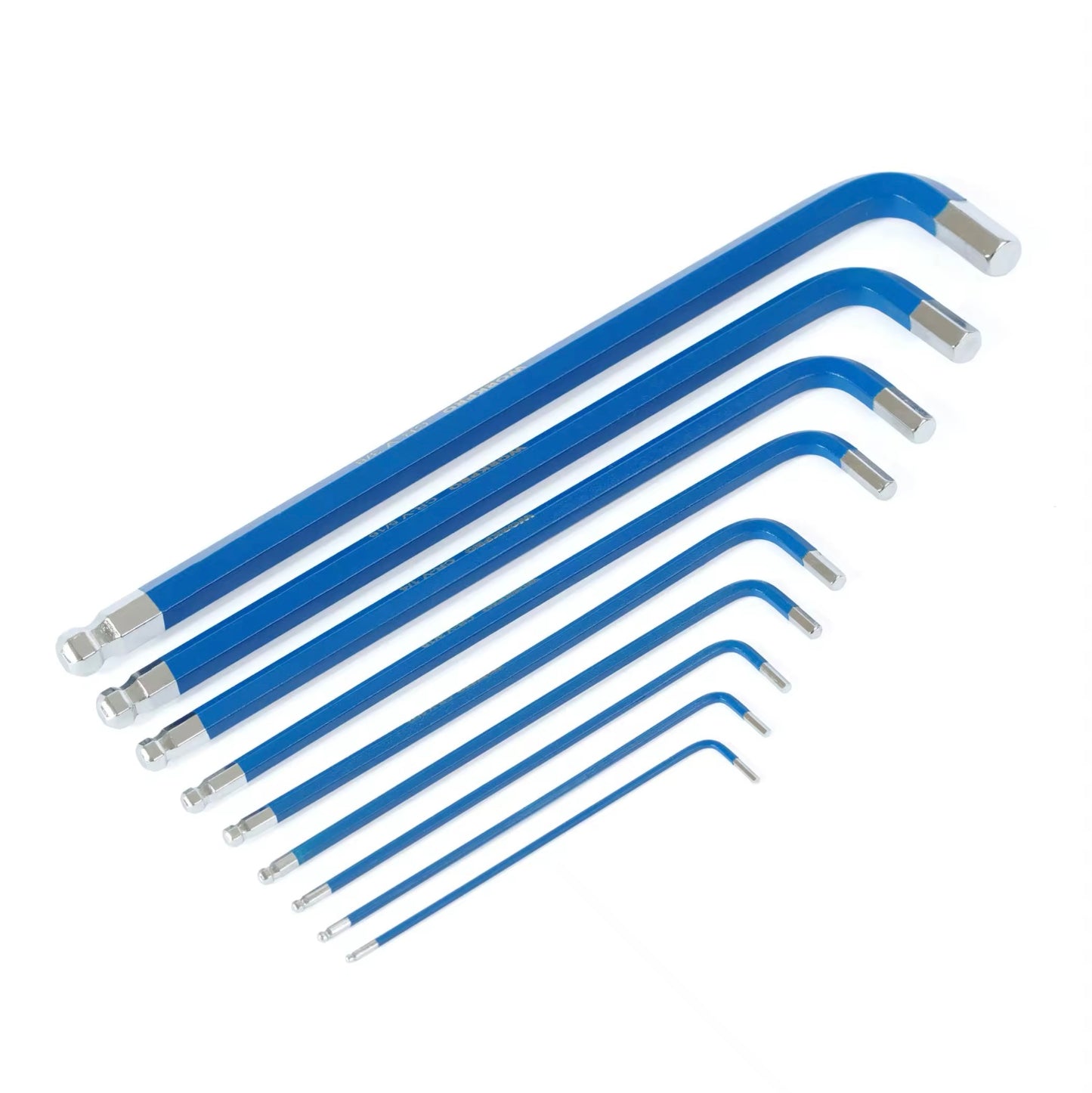 WORKPRO 9Pc SAE Ball Point Hex Key Set- Long/Short