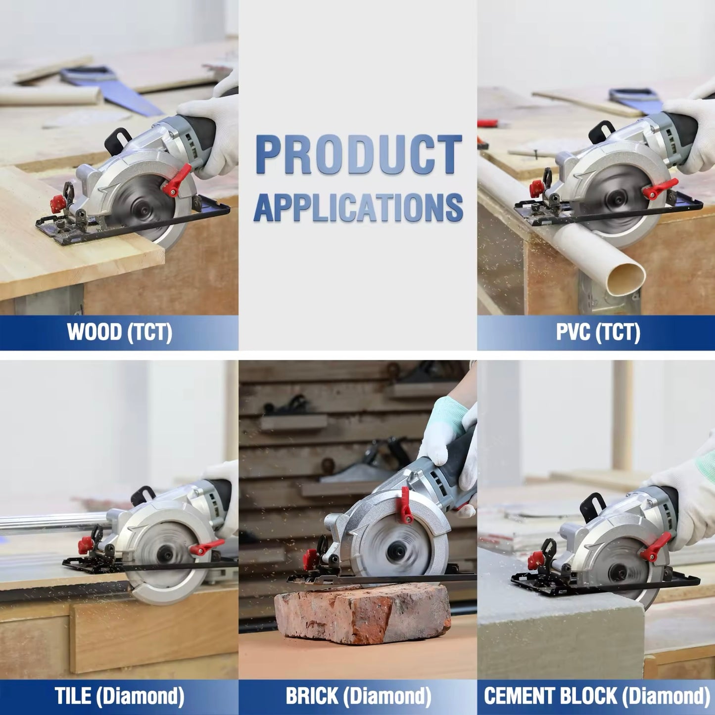 WORKPRO 710W Mini Circular Saw
