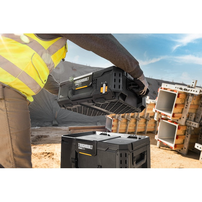 TOUGHBUILT STACKTECH Plastic/Metal Tool Box