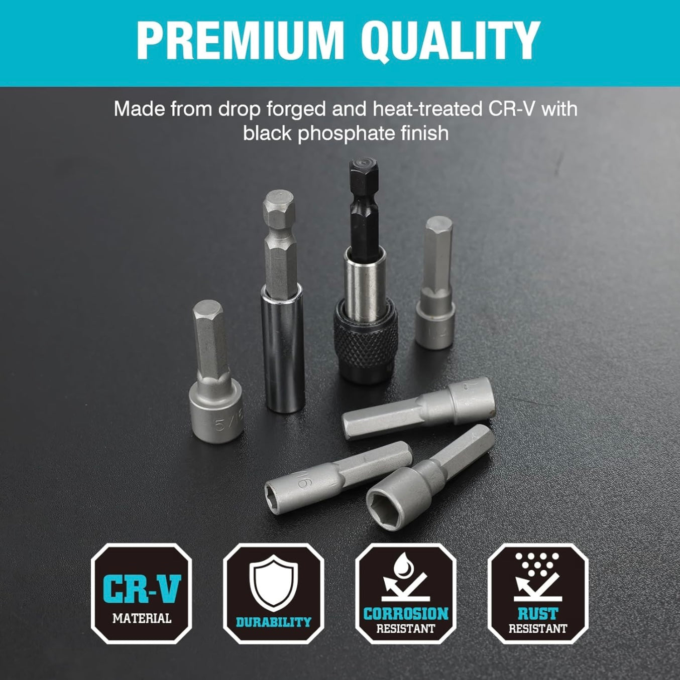 DuraTech 99 PC High Speed Steel Titanium Drill and Screwdriver Bit Set w/ Tough Case