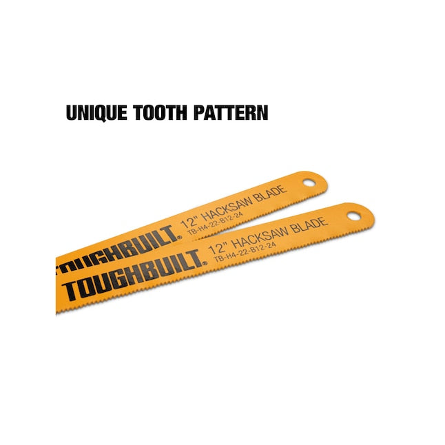 TOUGHBUILT 2Pk 12IN Hacksaw Blades - 24TPI
