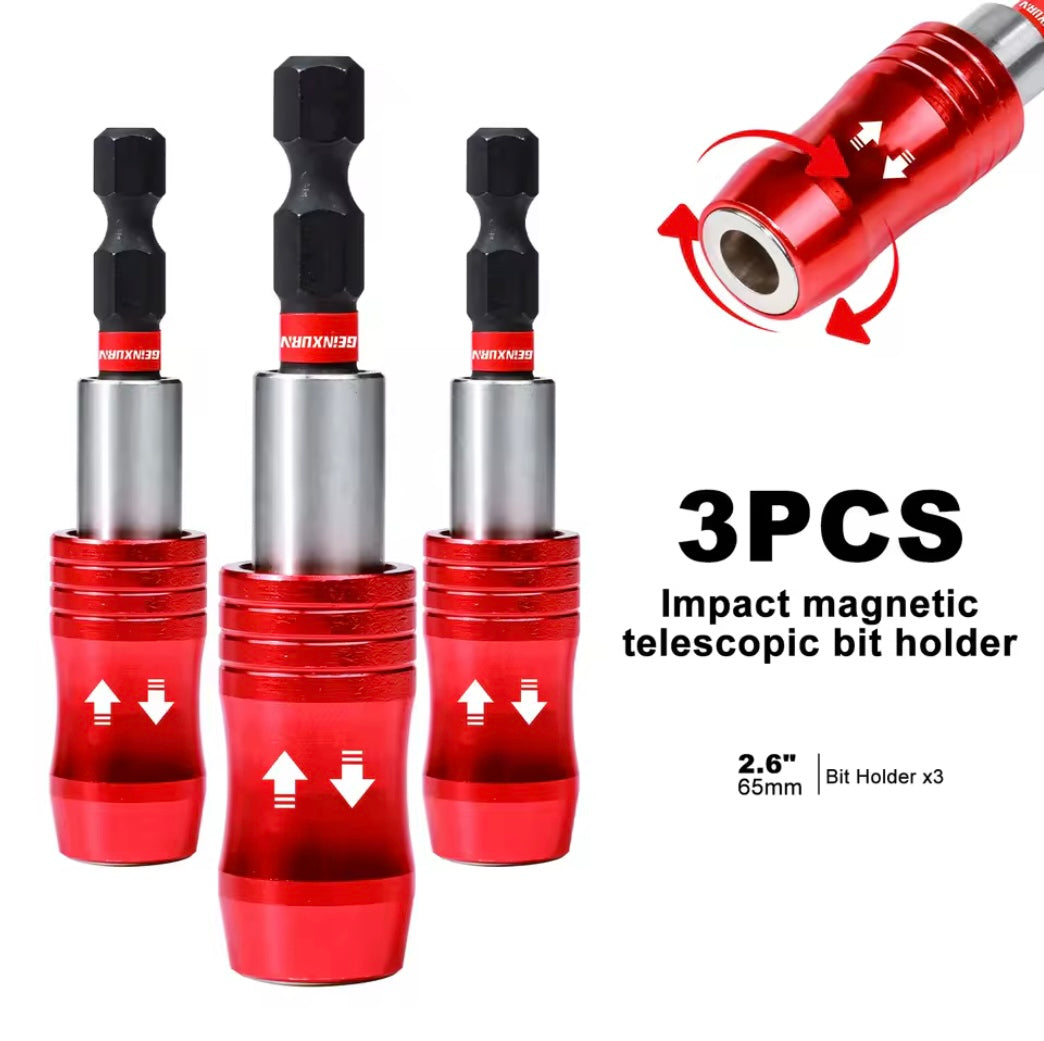 GEINXURN 1/3/5PK 2.6” Impact Magnetic Telescopic Bit Holder