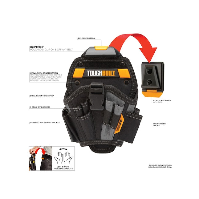 TOUGHBUILT Drill Holster - Large