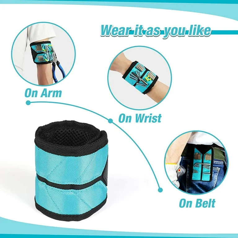 DURATECH 1/2PK Large Magnetic Wristbands