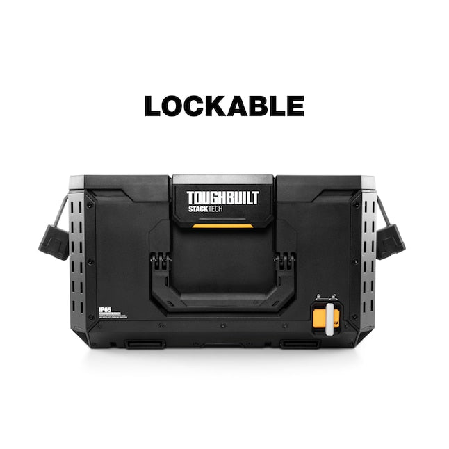 TOUGHBUILT STACKTECH Large Plastic/Metal Tool Box