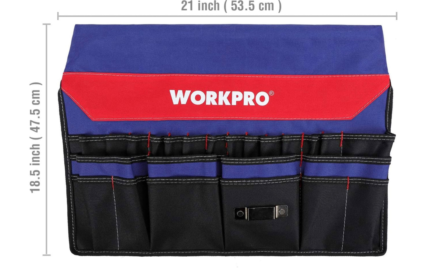 WORKPRO Bucket Tool Organizer w/ 51 Pockets, Fits 3.5-5 Gallon Bucket (Tools Excluded)