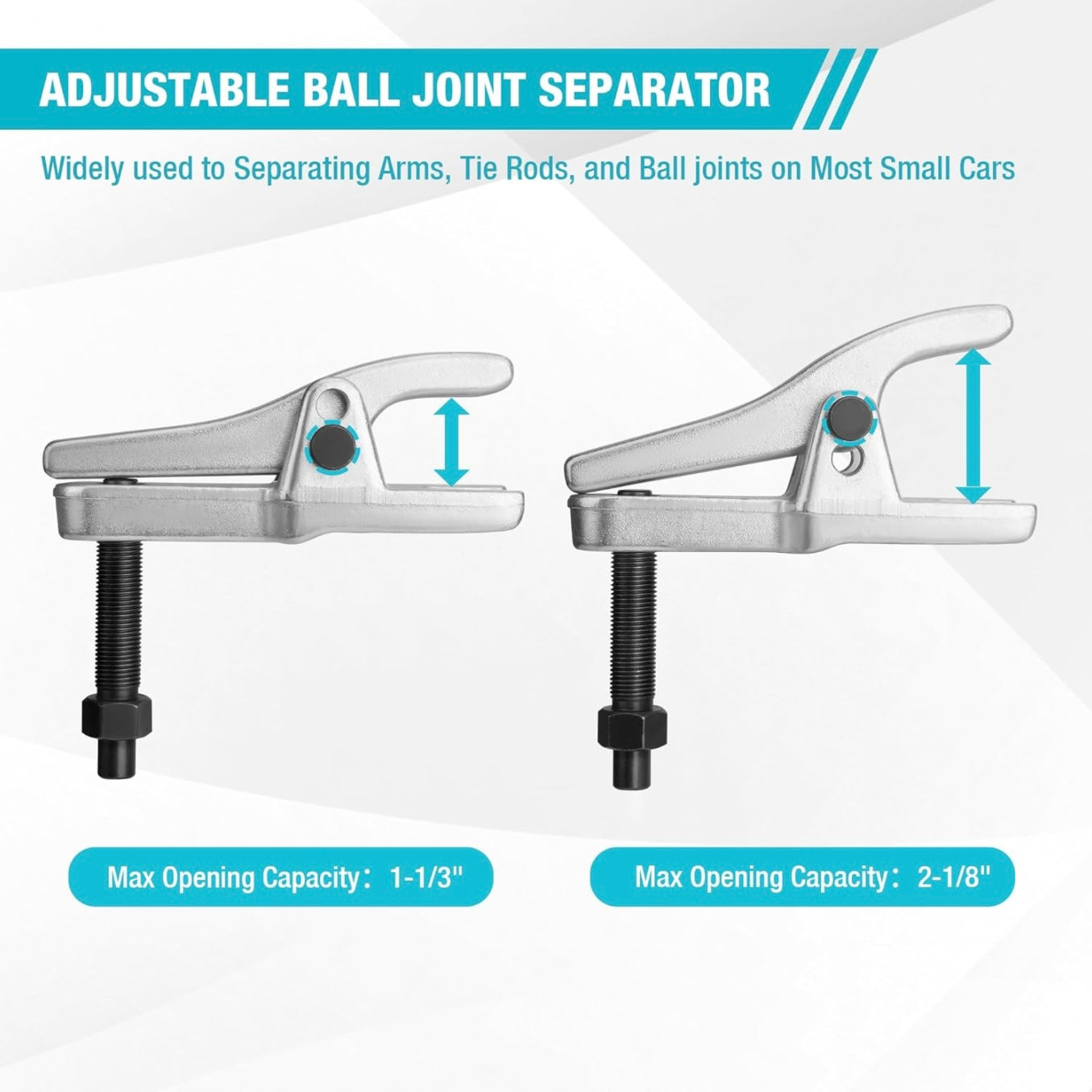 DURATECH Ball Joint Separator, Adjusts from 1-1/3" to 2-1/8"