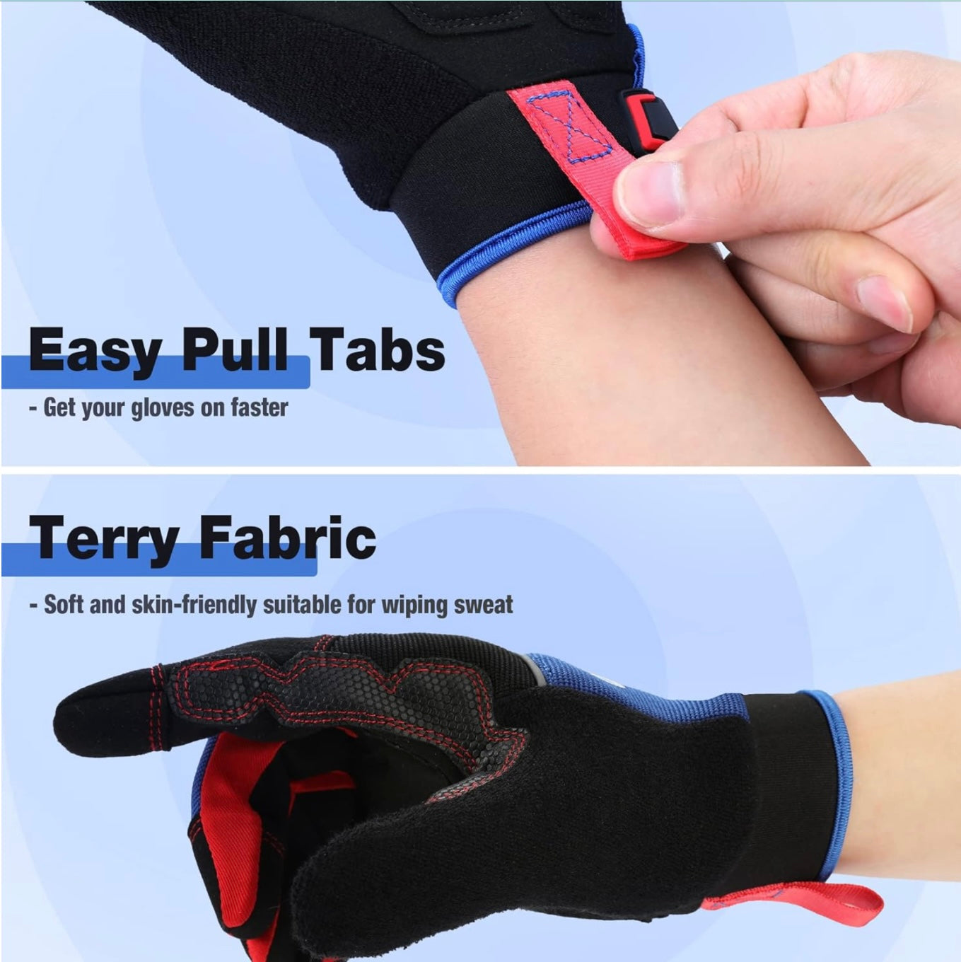 WORKPRO Safety Work Gloves - Medium