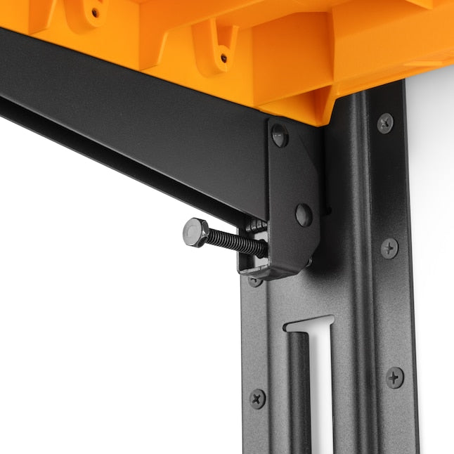 TOUGHBUILT STACKTECH Plastic/Metal Shelf (2) StackTech shelves, (2) E-track sections