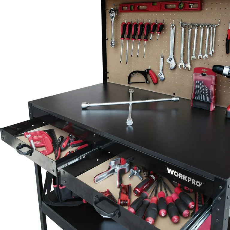 WORKPRO Multi-Purpose 48” Workbench w/ Work Light