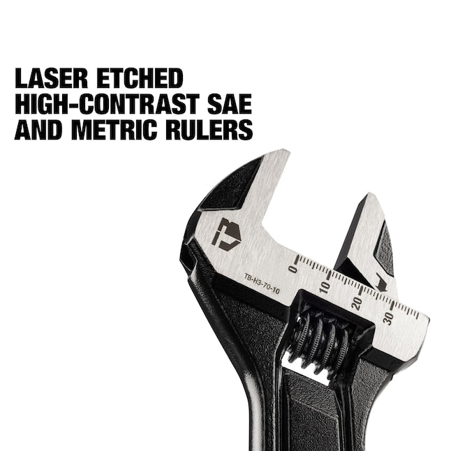 TOUGHBUILT 10” Adjustable Wrench