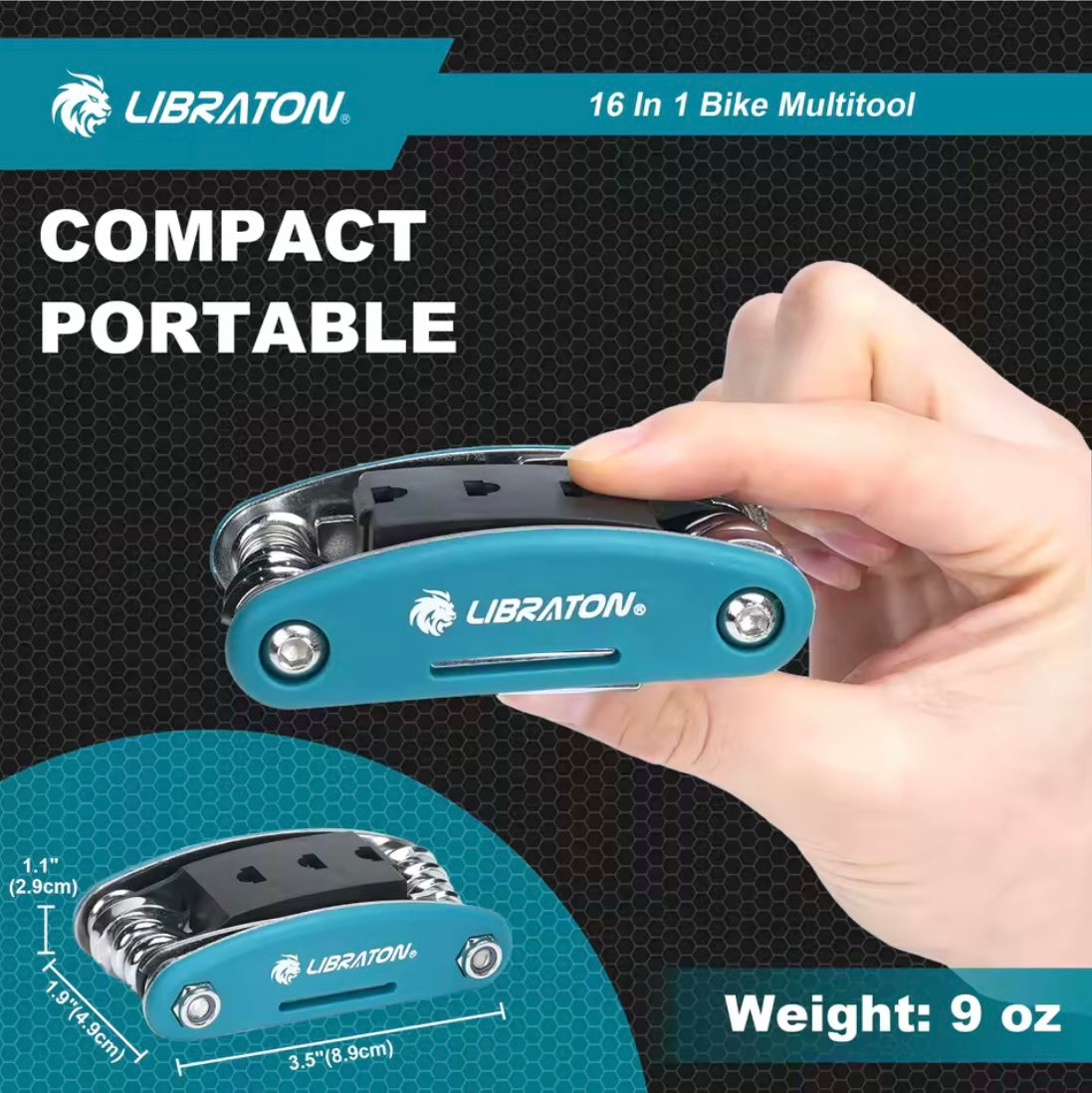 LIBRATON 16-IN-1 Bike Multi-Tool