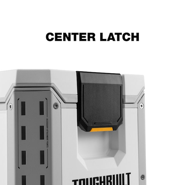 TOUGHBUILT STACKTECH Compact White 16-Quart Insulated Chest Cooler