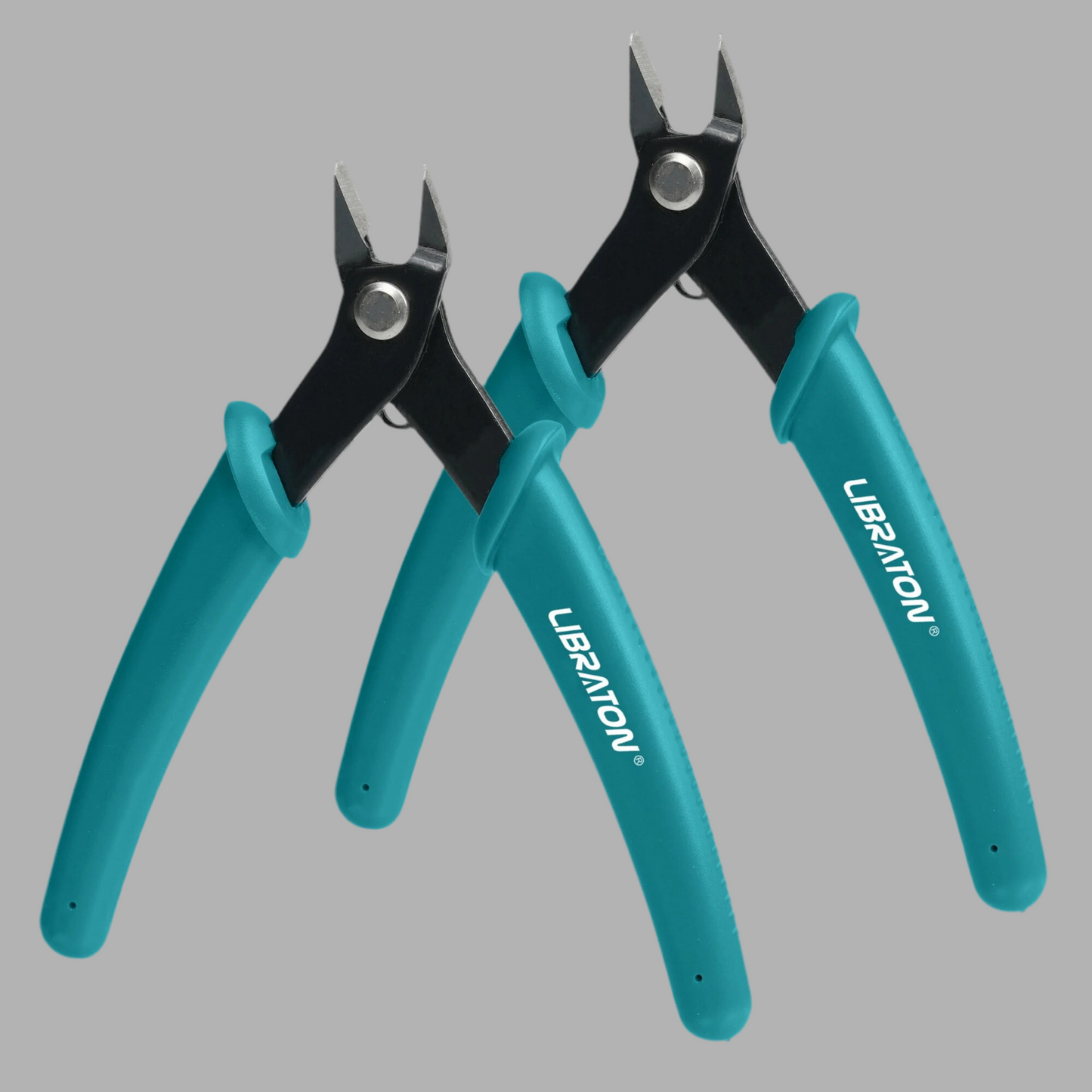 LIBRATON Micro Wire Cutter Precision Electronics Flush Cutter and Side Cutting Pliers Clean Cut for Model Jewelry Model Kits