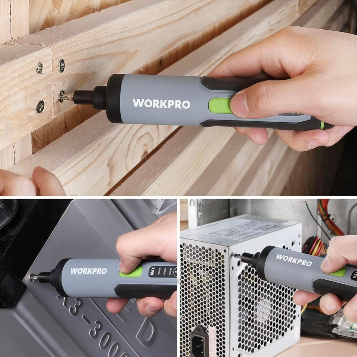 WORKPRO 3.6V Electric Screwdriver Set