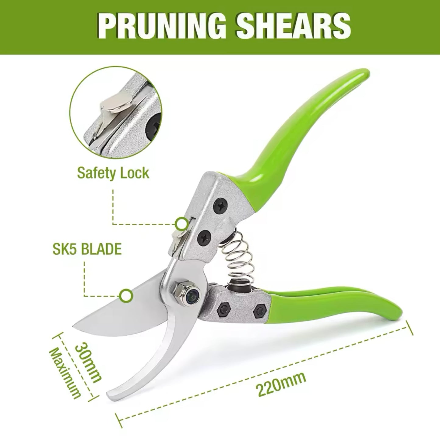 WORKPRO 3PC Garden Shears Set