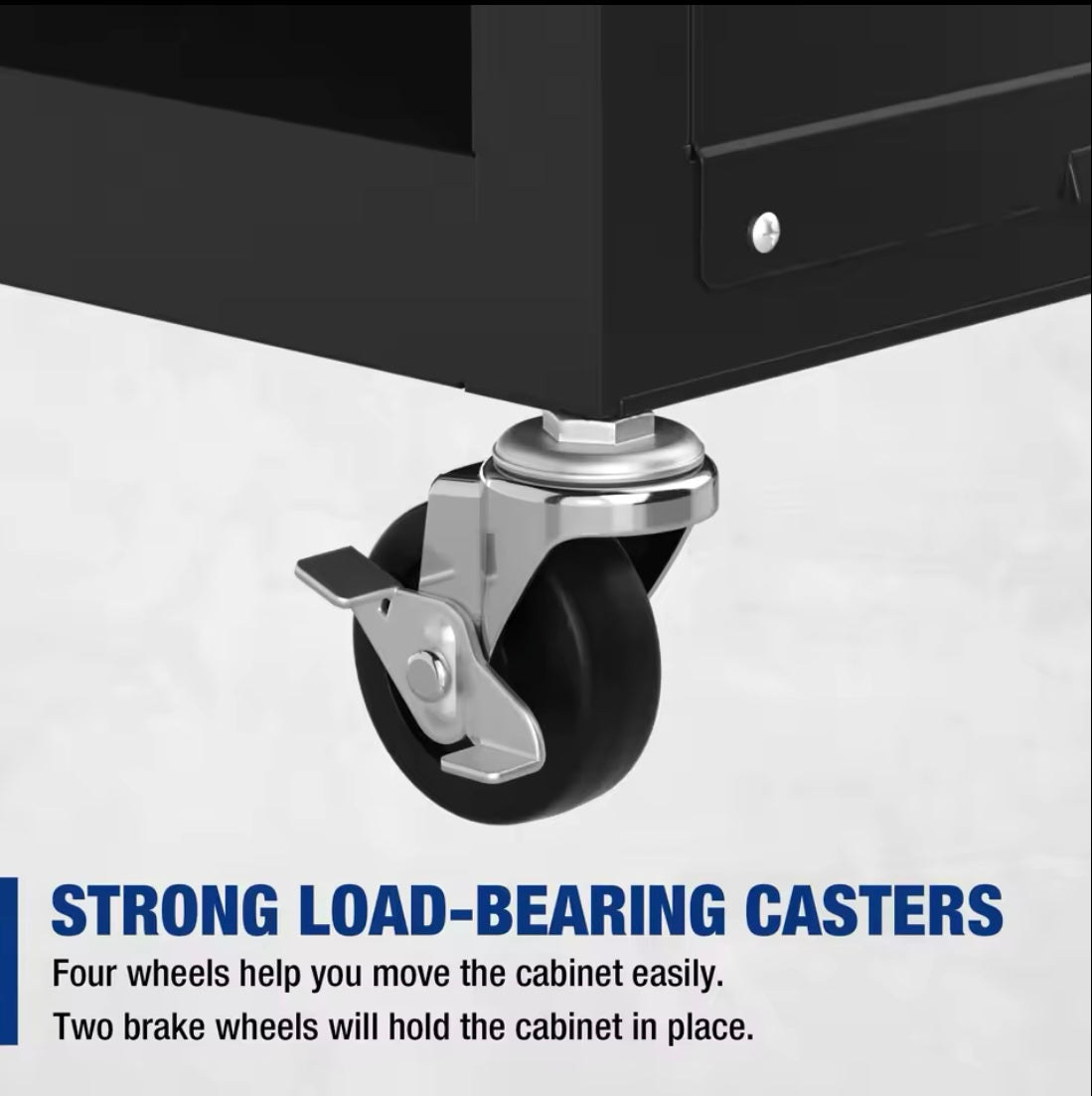 WORKPRO 5-Drawer 2-In-1 Rolling Removable Tool Chest & Cabinet