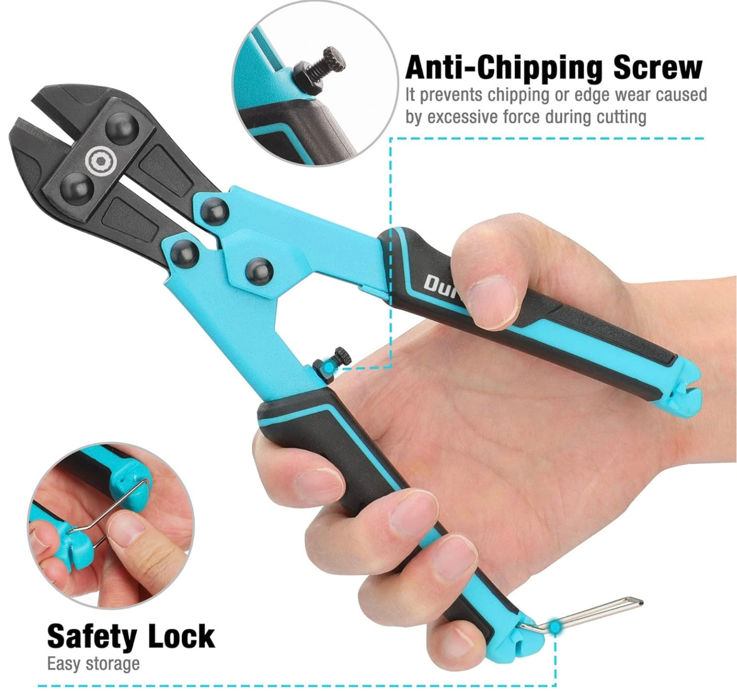 DURATECH 8” Mini Bolt Cutter