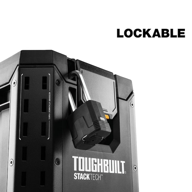 TOUGHBUILT STACKTECH Compact Plastic/Metal Tool Box