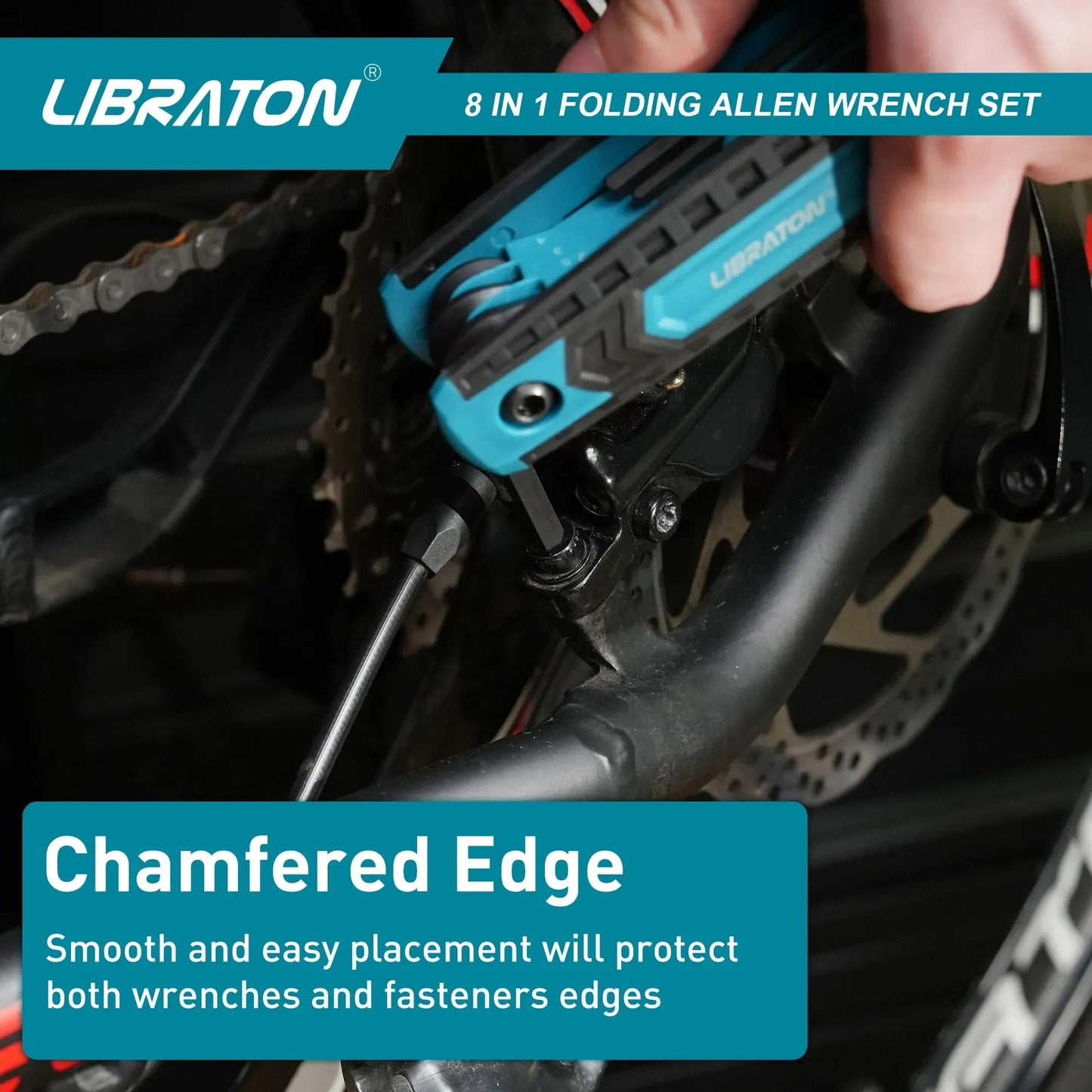 LIBRATON 8-IN-1 Folding Allen Wrench Set