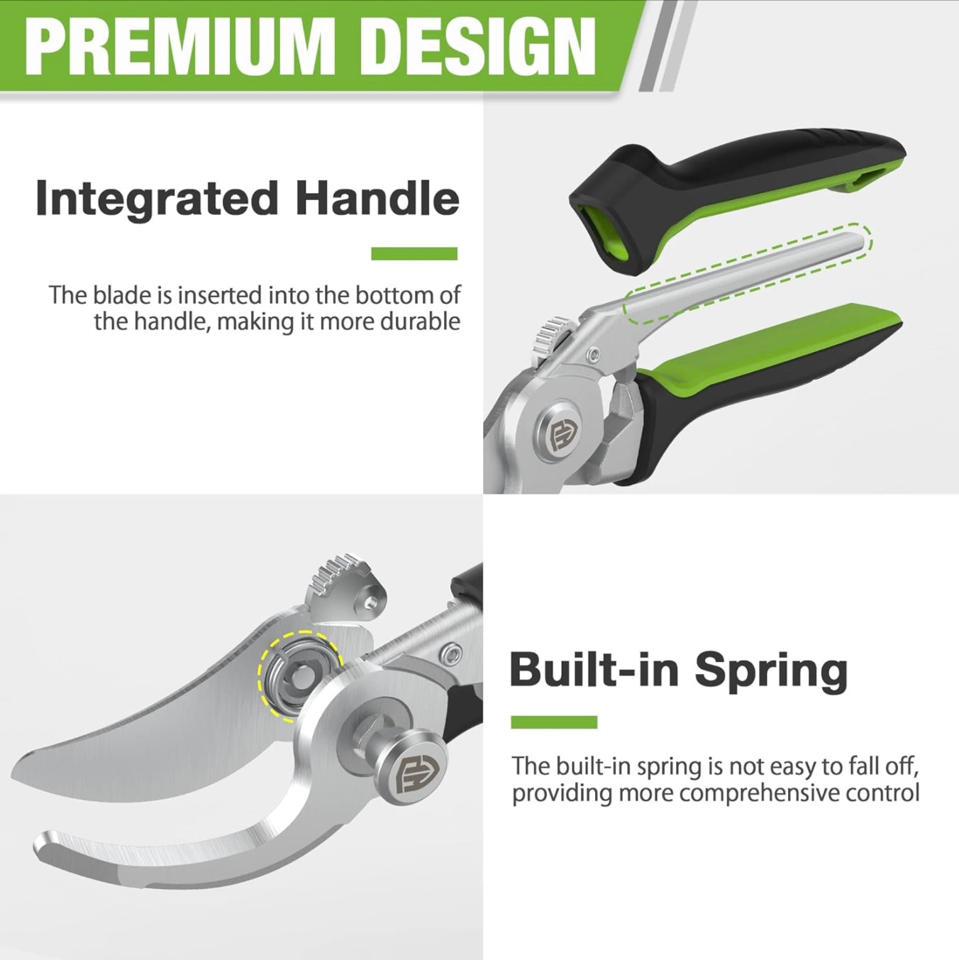 WORKPRO 8.5” Garden Bypass Pruning Shears