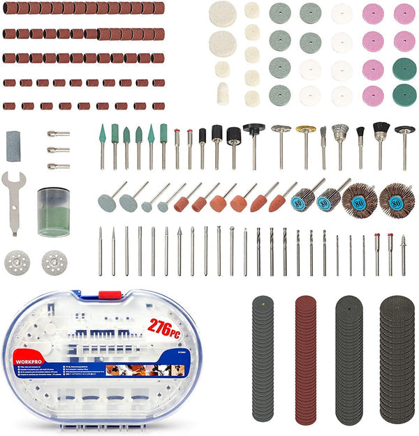 WORKPRO 276Pc Rotary Tool Accessories Kit