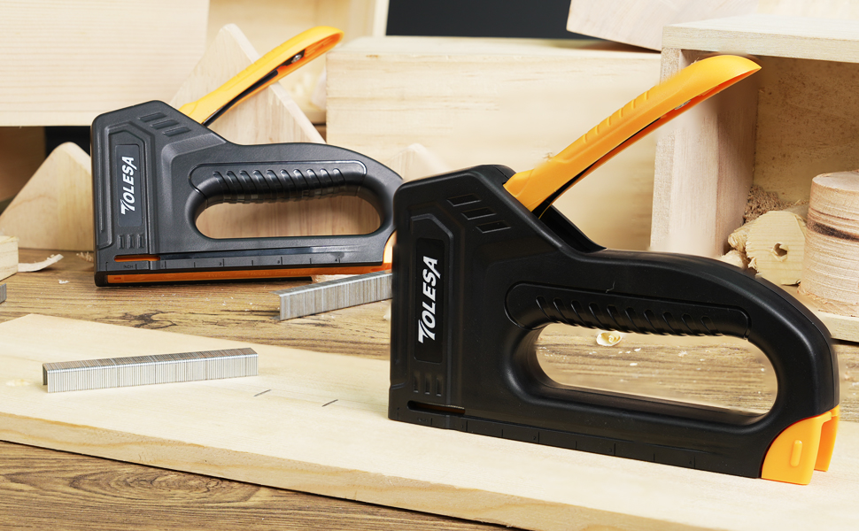 TOLESA 1/2PK Manual Staple Gun w/ Staples