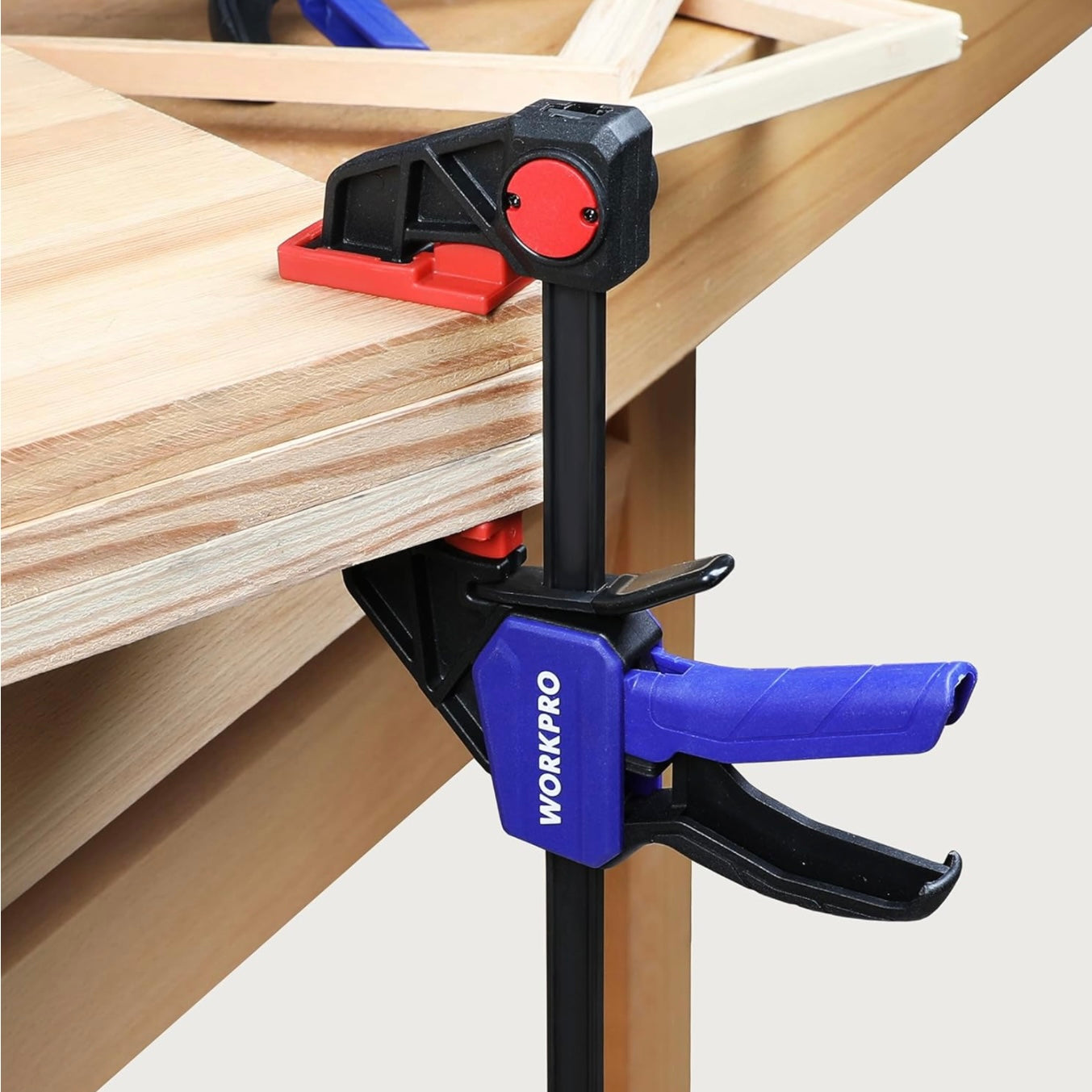 WORKPRO 2PK 6" Quick-Release Bar Clamps w/ 150 LBS Load Limit