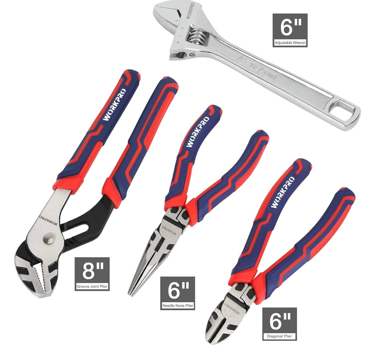 WORKPRO 87Pc Household Hand Tool Kit