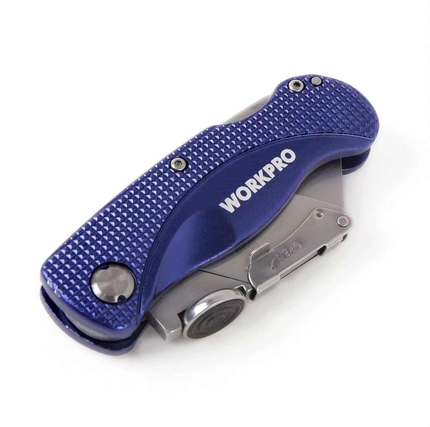 WORKPRO Folding Utility Knife w/ Thumb Rest