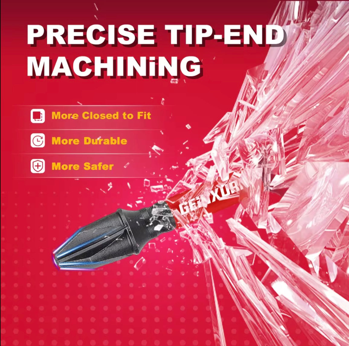 GEINXURN 21PC 2” Impact Driver Bit Set w/ 2.6” Magnetic Telescopic Bit Holder