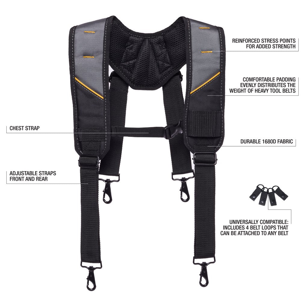 TOUGHBUILT Padded Suspenders