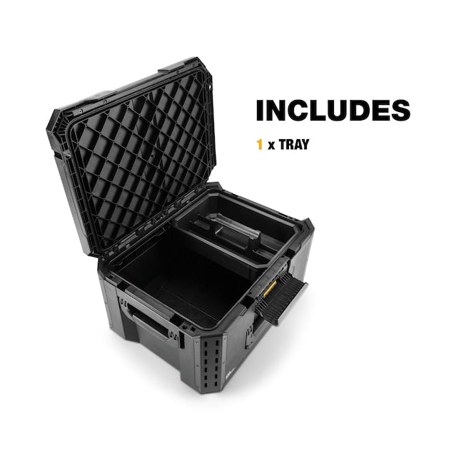 TOUGHBUILT STACKTECH Large Plastic/Metal Tool Box