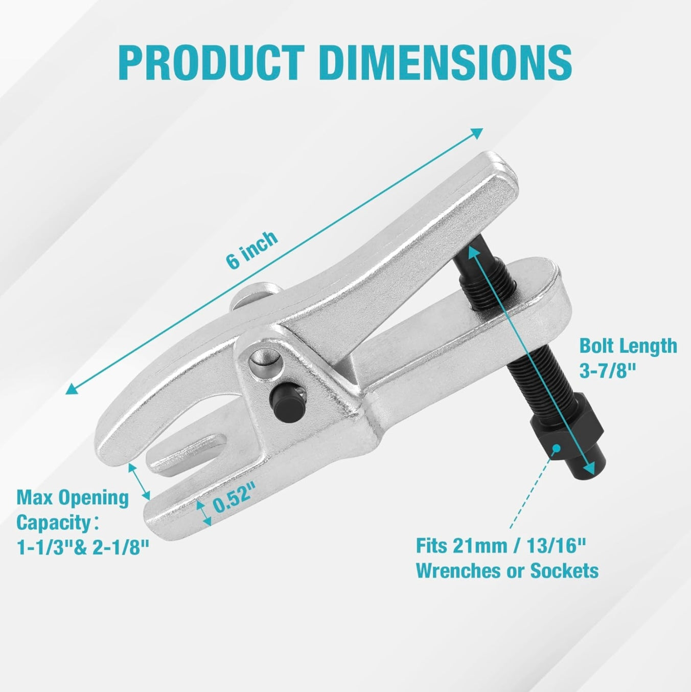 DURATECH Ball Joint Separator, Adjusts from 1-1/3" to 2-1/8"