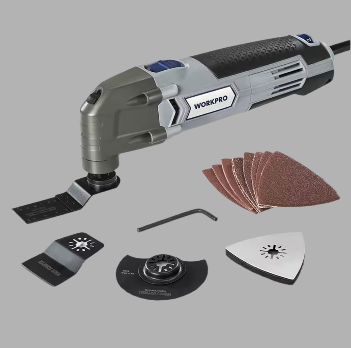 WORKPRO 300W Oscillating Power Tool Set