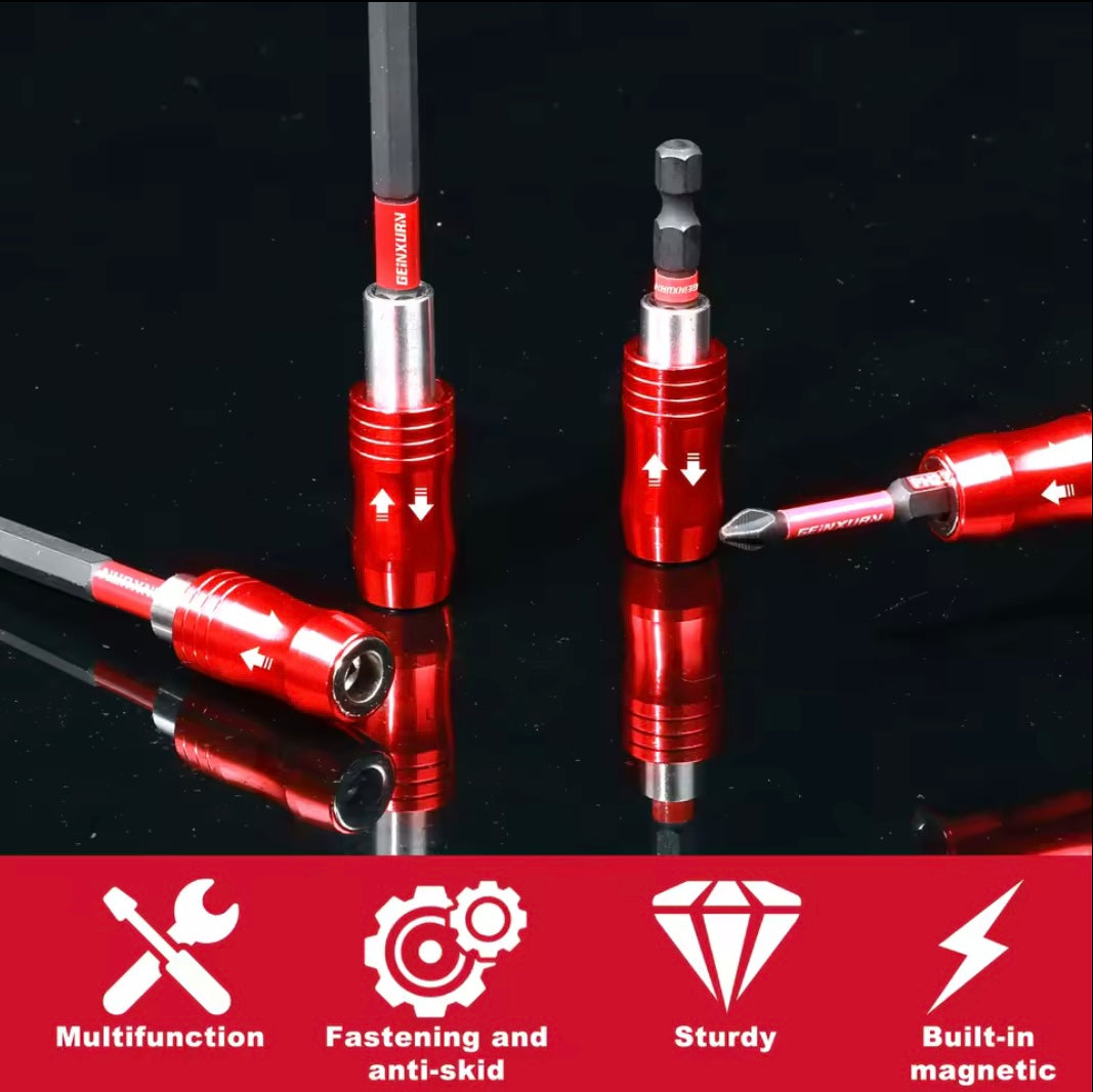 GEINXURN 21PC 2” Impact Driver Bit Set w/ 2.6” Magnetic Telescopic Bit Holder