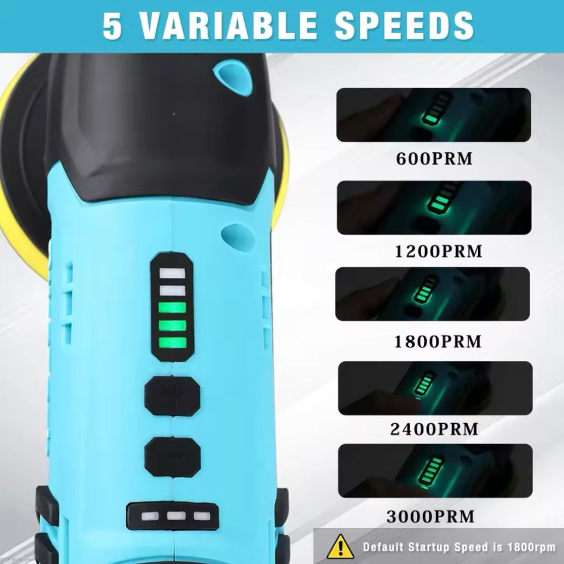 DURATECH 12V Cordless Buffer Polisher