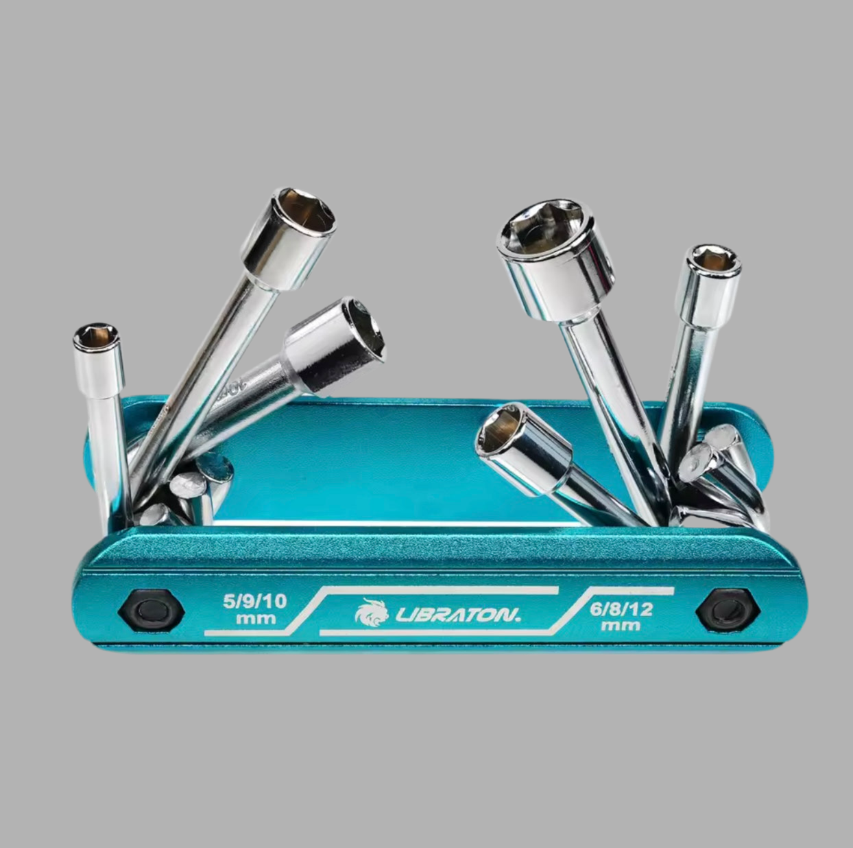 LIBRATON 6-IN-1 Folding Nut Driver Set - Metric