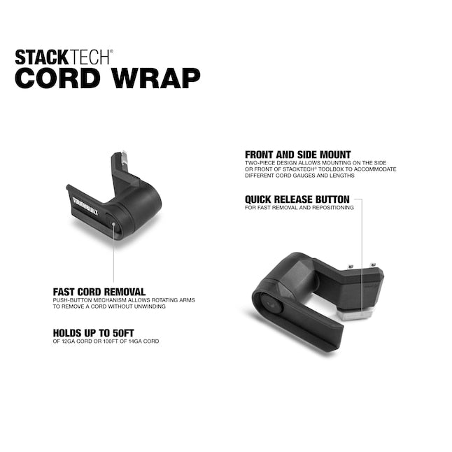 TOUGHBUILT STACKTECH Plastic Cord Wrapper