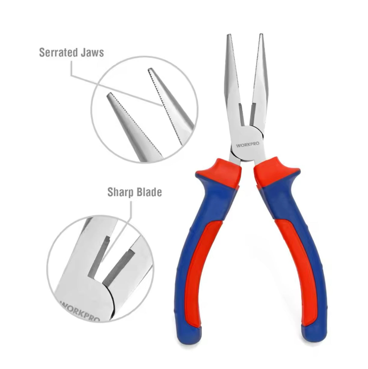 WORKPRO 4Pc Pliers Set