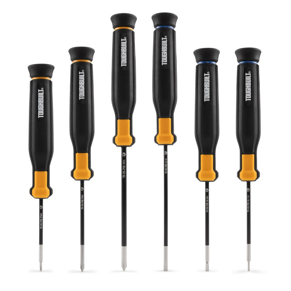 TOUGHBUILT 6 Pc. Precision Screwdriver Set
