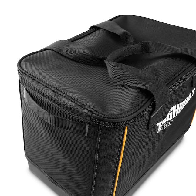 TOUGHBUILT STACKTECH Black Polyester 11-in Zippered Tool Bag