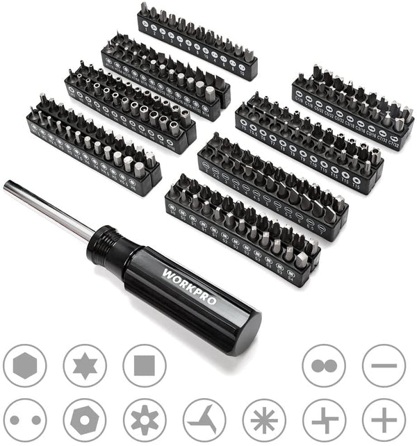 WORKPRO 450Pc Universal Professional Mechanics Tool Set W/ Heavy Duty Case